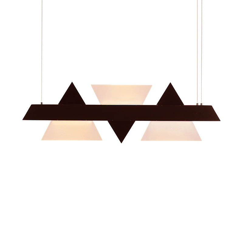 Φωτιστικό Οροφής LED Aca Armstrong DCR39215 Black/Clear