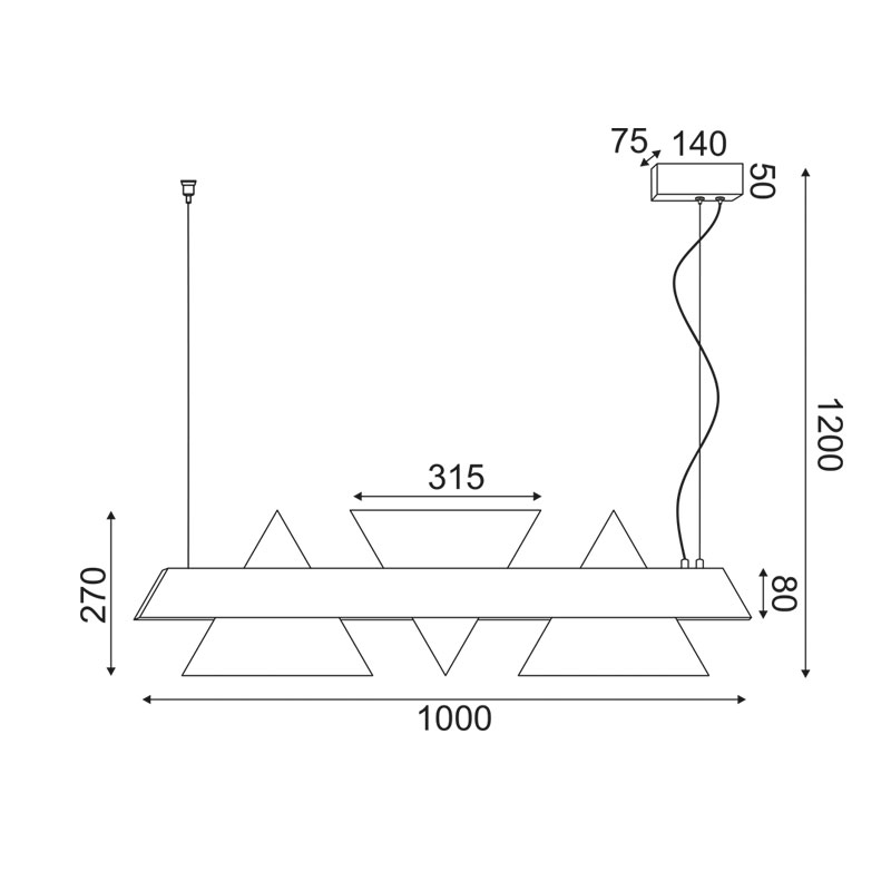 Φωτιστικό Οροφής Led Aca Armstrong Dcr39215 Black Clear Φωτιστικά Μοντέρνα Spitishop