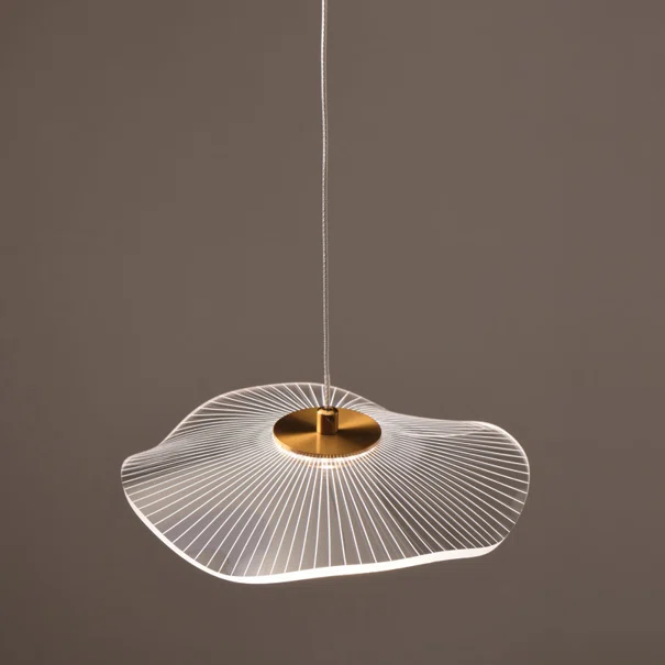 Φωτιστικό Οροφής Μονόφωτο LED Aca Ninfea ZM34LEDP22BR Brass