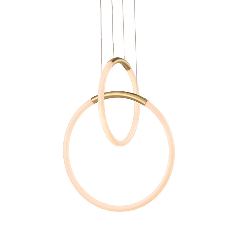 Φωτιστικό Οροφής Δίφωτο LED Aca Venus ZM31LEDP40BR Brass