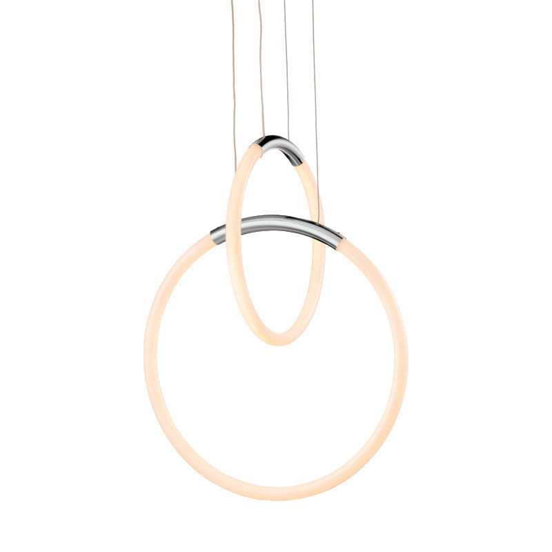 Φωτιστικό Οροφής Δίφωτο LED Aca Venus ZM31LEDP40CH Chrome