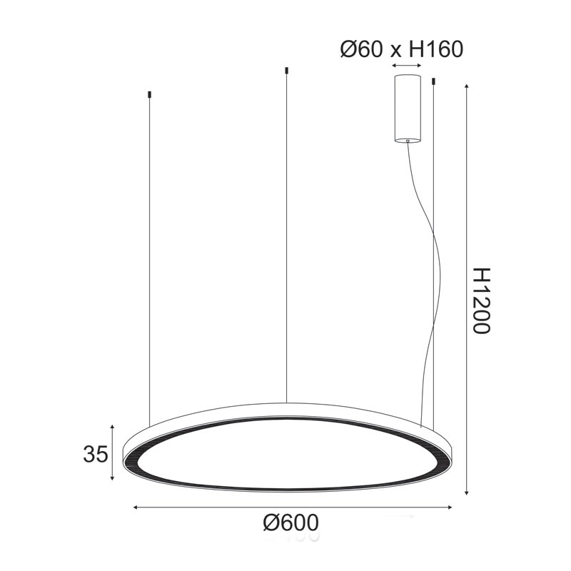 Φωτιστικό Οροφής Led Aca Harmony Br97Ledp60Gd Gold Φωτιστικά Κρεμαστά Spitishop