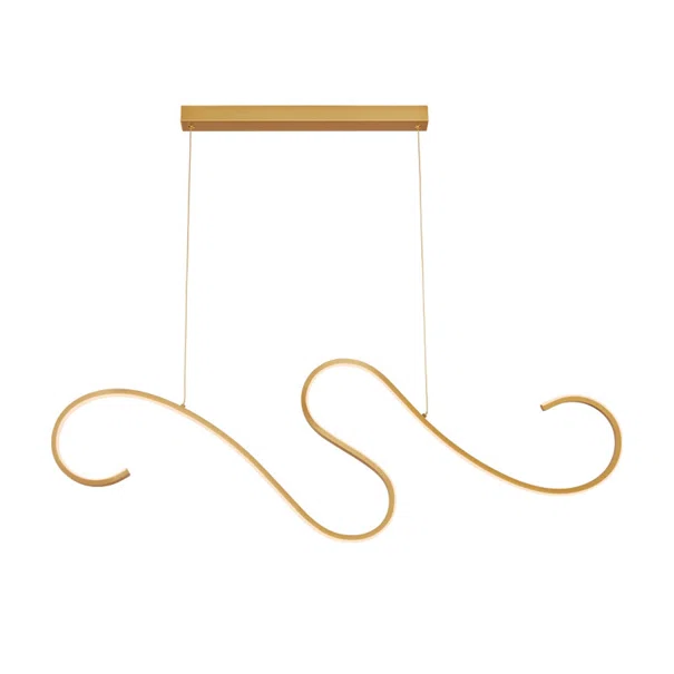 Φωτιστικό Οροφής LED Aca Calista YL1809LEDPGD Gold