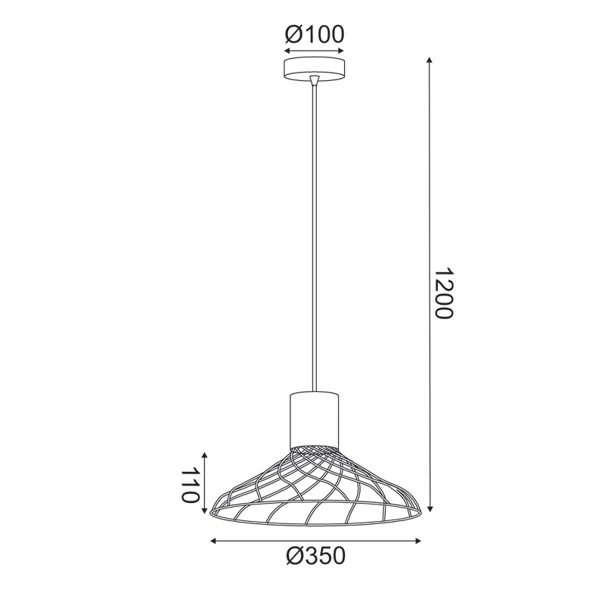 Φωτιστικό Οροφής Μονόφωτο Aca Tornade OD95301PB Black