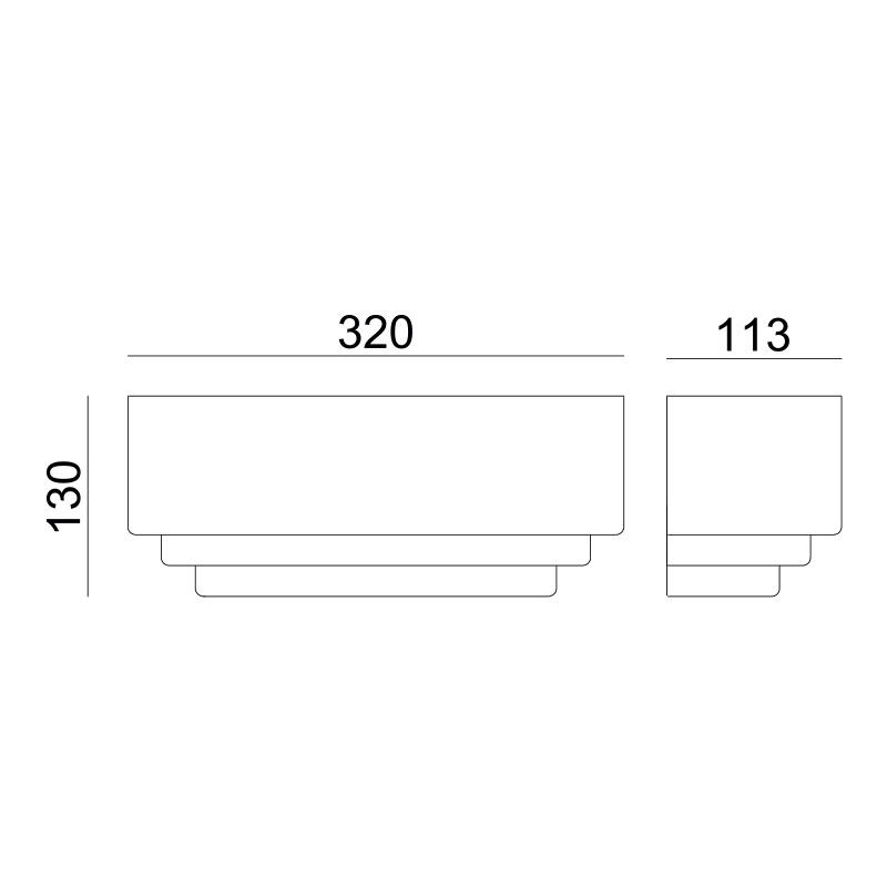 Απλίκα Τοίχου Aca Tabs G85541W Gypsum Φωτιστικά Απλίκες Spitishop