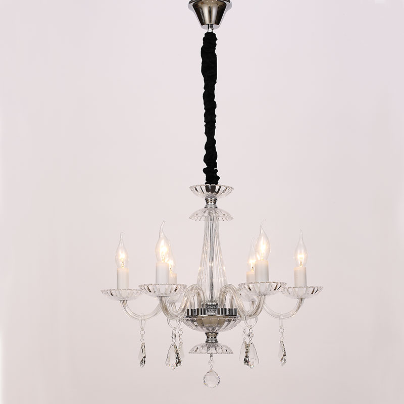 Πολυέλαιος Οροφής Aca Lompelia BLK80386PCC Chrome