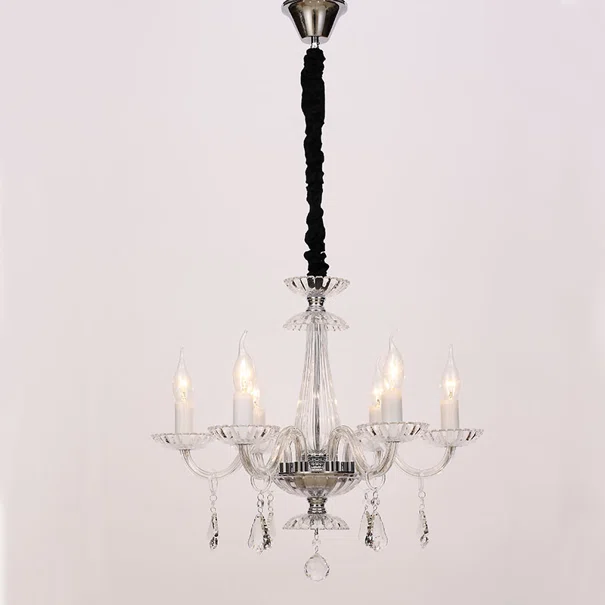 Πολυέλαιος Οροφής Aca Lompelia BLK80386PCC Chrome