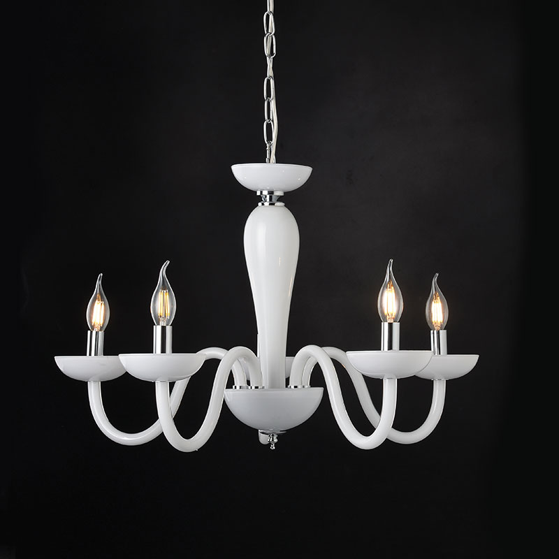 Πολυέλαιος Οροφής Aca Lunaria BLK82185PWC White