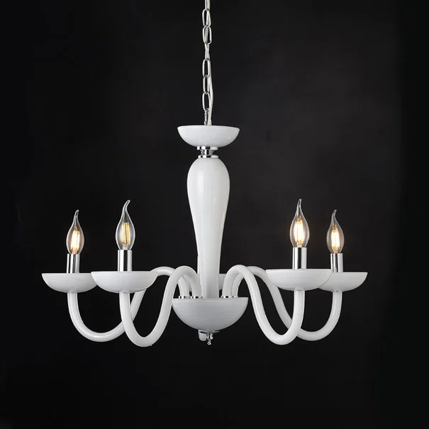 Πολυέλαιος Οροφής Aca Lunaria BLK82185PWC White
