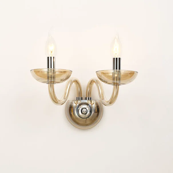 Απλίκα Τοίχου Aca Lunaria BLK82182WCNC Cognac