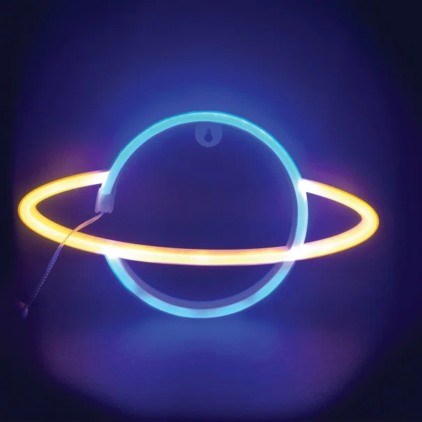 Διακοσμητικό Φωτιστικό Τοίχου LED Aca Planet X041166319 Blue/Gold