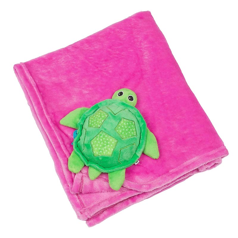Κουβέρτα Fleece Αγκαλιάς (68.5x100) Zoocchini Turtle