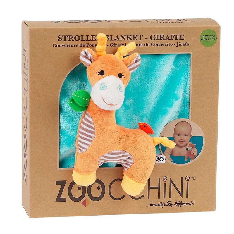 Κουβέρτα Fleece Αγκαλιάς (68 5X100) Zoocchini Giraffe Βρεφικά Προίκα Μωρού Κουβέρτες Βρεφικές Spitishop