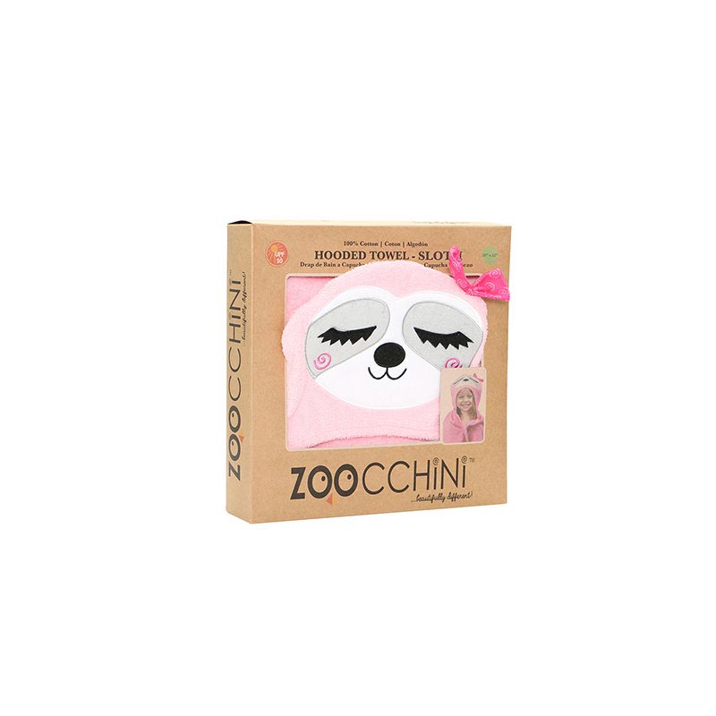 Παιδική Πετσέτα με Κουκούλα Zoocchini Sadie The Sloth Παιδικά Πόντσο Spitishop