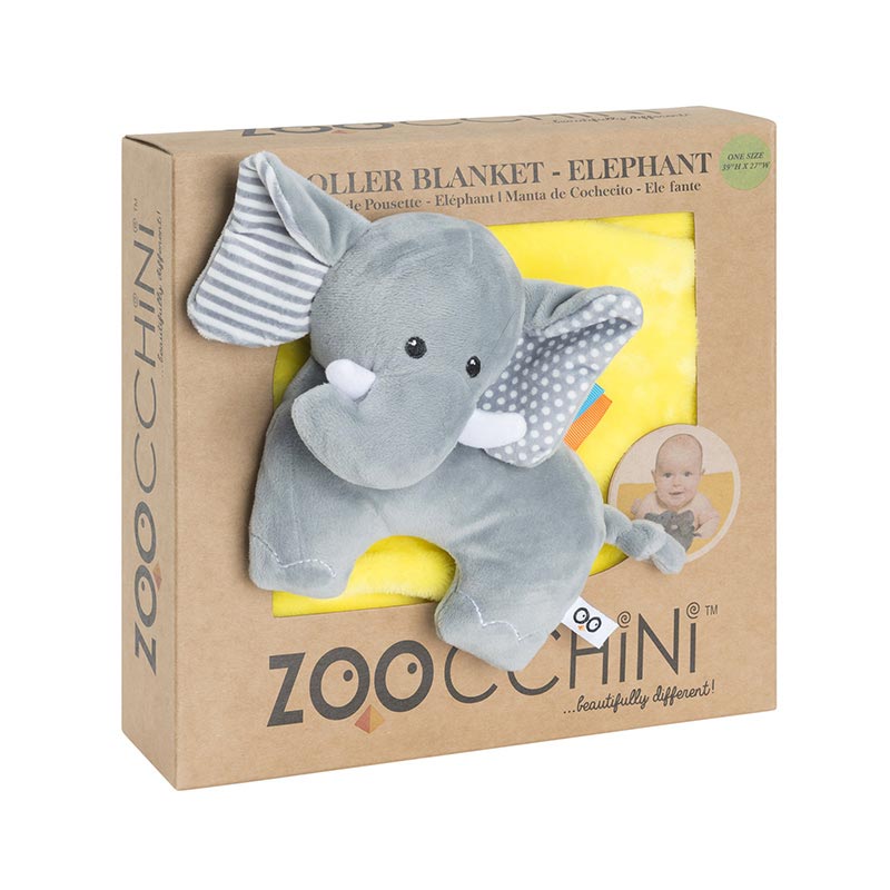Κουβέρτα Fleece Αγκαλιάς (68 5X100) Zoocchini Elephant Βρεφικά Προίκα Μωρού Κουβέρτες Βρεφικές Spitishop