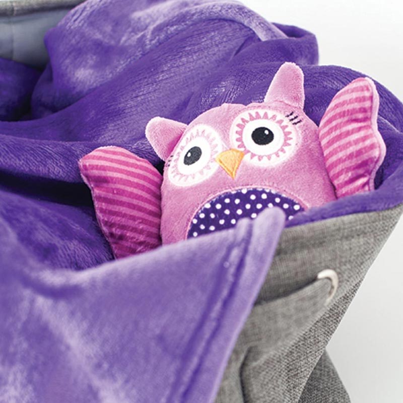 Κουβέρτα Fleece Αγκαλιάς (68.5x100) Zoocchini Owl