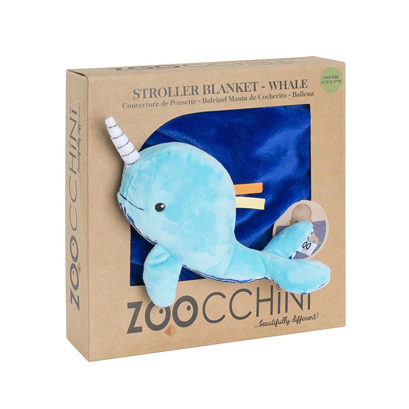 Κουβέρτα Fleece Αγκαλιάς (68 5X100) Zoocchini Whale Βρεφικά Προίκα Μωρού Κουβέρτες Βρεφικές Spitishop