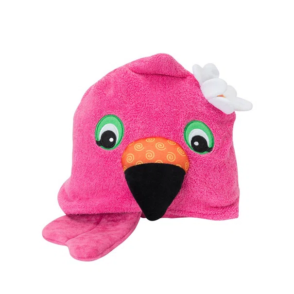 Παιδική Πετσέτα Με Κουκούλα Zoocchini Franny The Flamingo