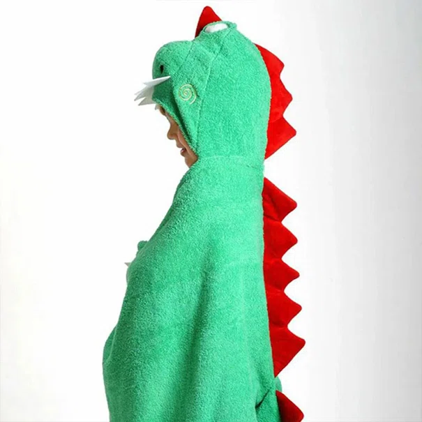 Παιδική Πετσέτα Με Κουκούλα Zoocchini Devin The Dinosaur