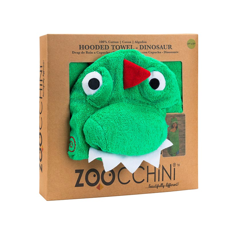 Παιδική Πετσέτα με Κουκούλα Zoocchini Devin The Dinosaur Παιδικά Πόντσο Spitishop