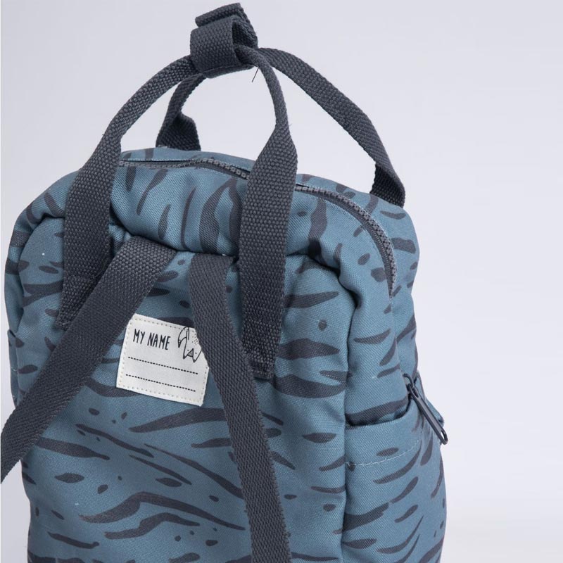 Σχολική Τσάντα Νηπιαγωγείου (23X13X29) Minene Blue Zebra Παιδικά Σχολείο Σχολικές Τσάντες Spitishop