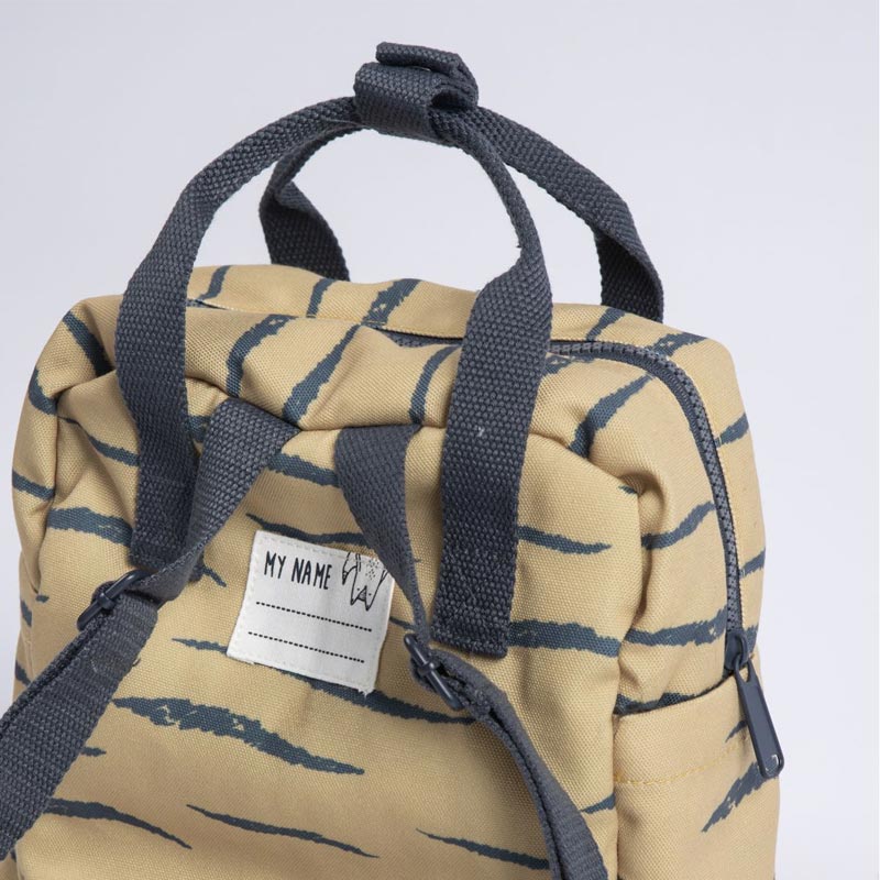 Σχολική Τσάντα Νηπιαγωγείου (23X13X29) Minene Ochre Zebra Παιδικά Σχολείο Σχολικές Τσάντες Spitishop