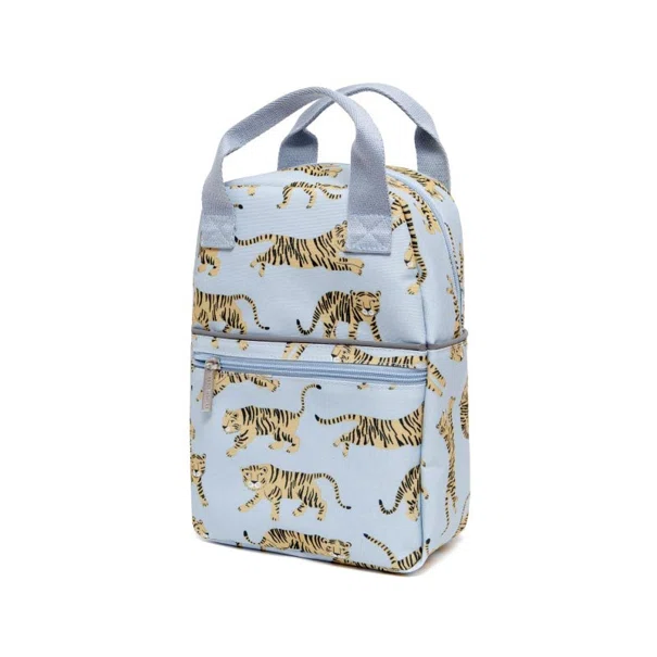 Σχολική Τσάντα Νηπιαγωγείου (20x10x29) Petit Monkey Tigers PTM-BP7-S Grey