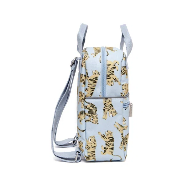 Σχολική Τσάντα Νηπιαγωγείου (20x10x29) Petit Monkey Tigers PTM-BP7-S Grey
