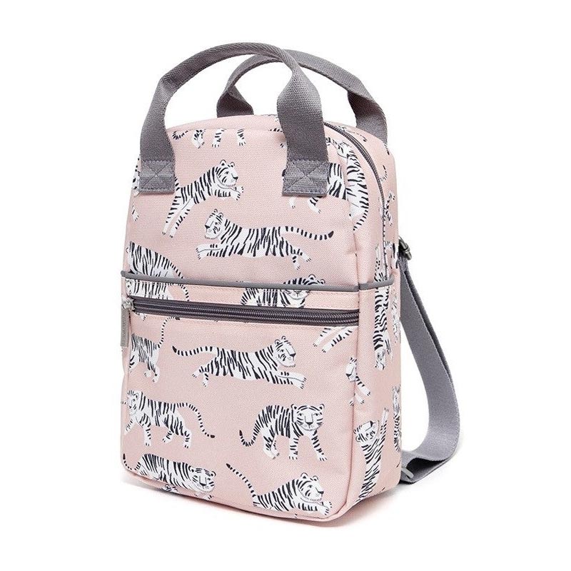 Σχολική Τσάντα Νηπιαγωγείου (20x10x29) Petit Monkey Tigers PTM-BP6-S White