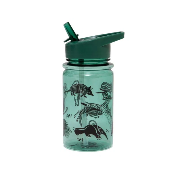 Παγούρι 400ml Με Καλαμάκι Petit Monkey Black Animals PTM-DB25