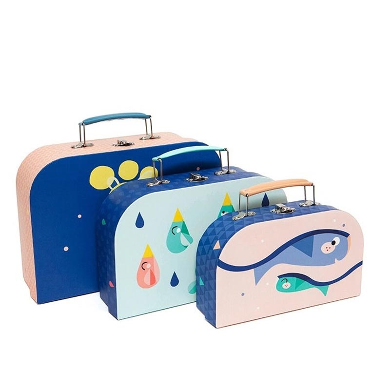 Βαλίτσες Αποθήκευσης (Σετ 3Τμχ) Petit Monkey Glow In The Dark Ptm-Sc4 Οργάνωση & Αποθήκευση Βρεφικού - Παιδικού Παιδικά Κουτιά Spitishop