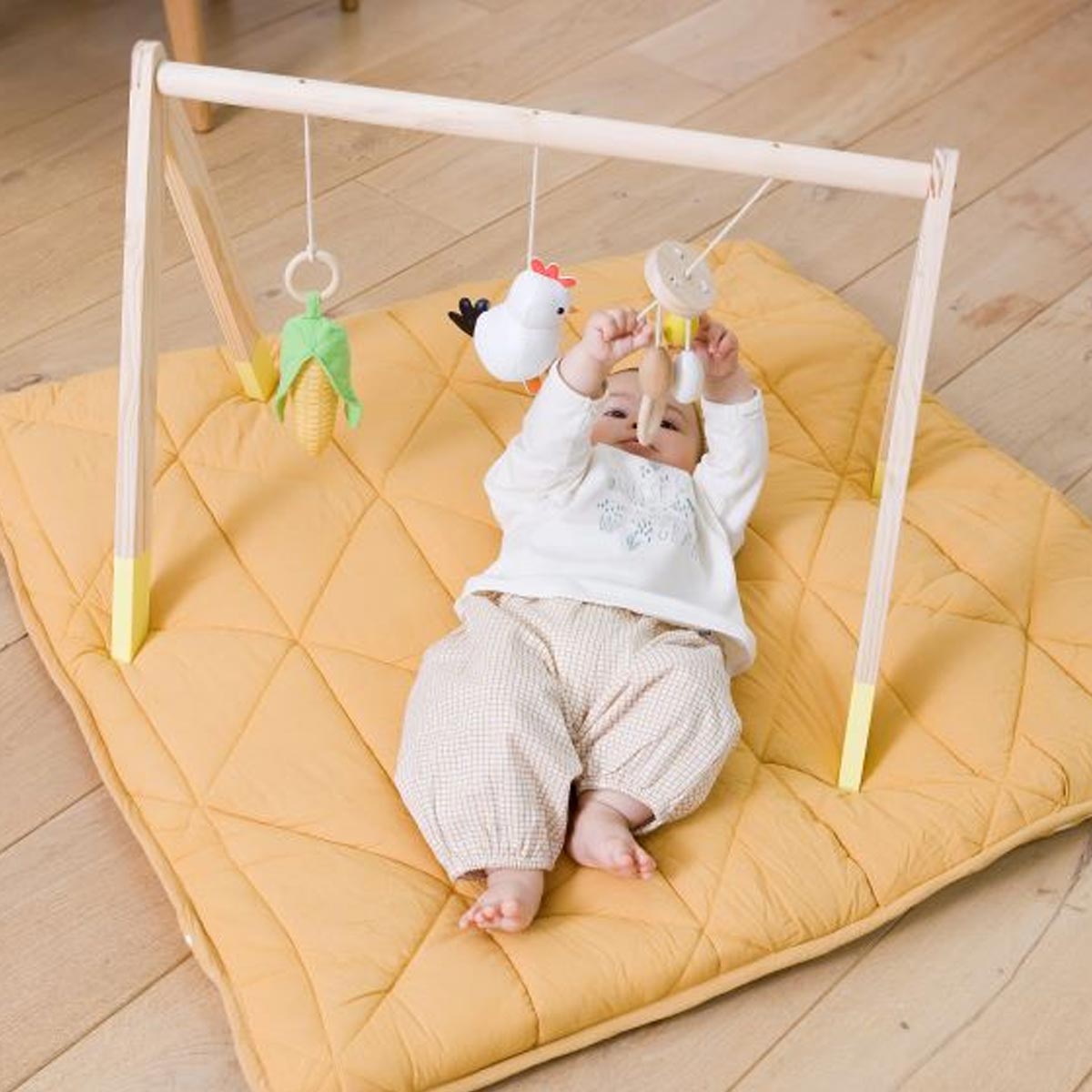 Ξύλινο Βρεφικό Γυμναστήριο Baby To Love BTL302849 Φάρμα