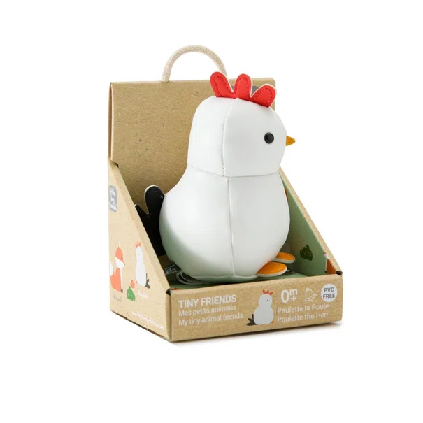 Κρεμαστό Παιχνίδι - Κουδουνίστρα (11x10x7) Baby To Love Πολέτ Η Μικρή Κοτούλα BTL303044