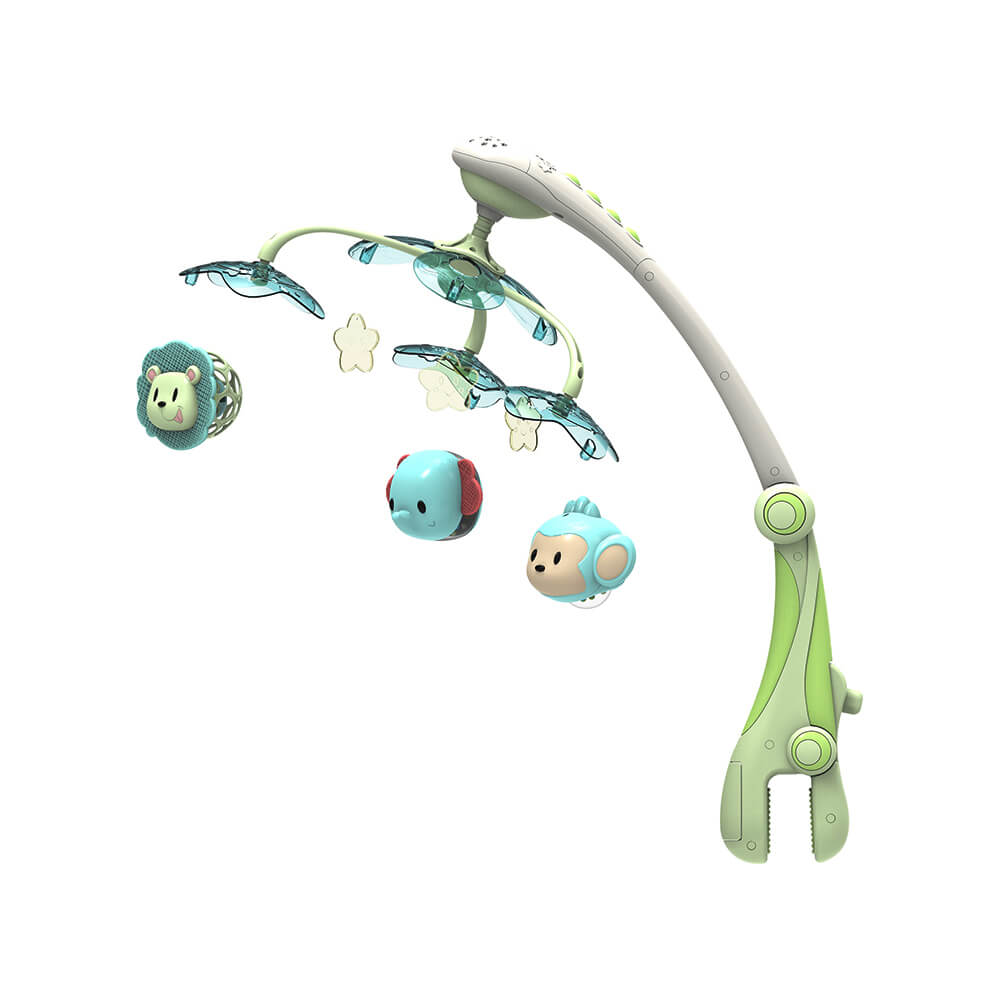 Μουσικό Μόμπιλε Με Προτζέκτορα Bebe Stars Green 853-181