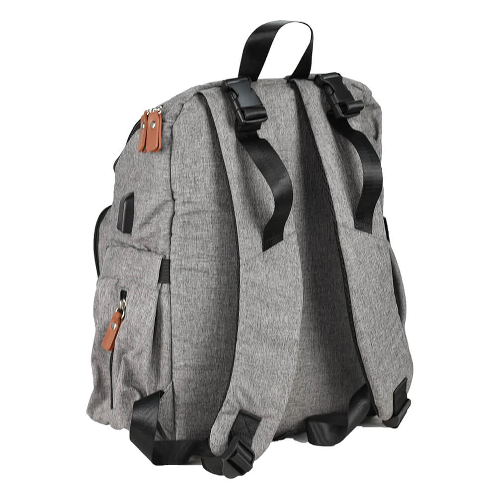 Τσάντα Αλλαξιέρα Backpack Bebe Stars Grey 590-186 Βρεφικά Τσάντες Αλλαξιέρες - Νεσεσέρ Spitishop
