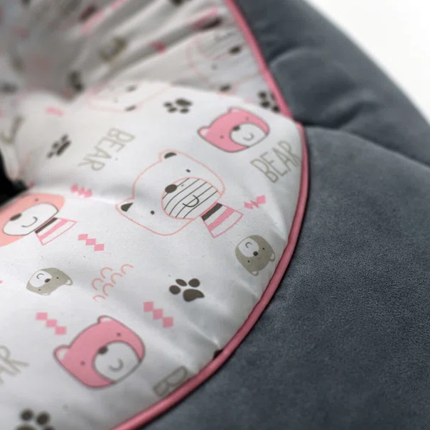 Ηλεκτρικό Ρηλάξ - Κούνια (0-6 Μηνών/Έως 9kg) Bebe Stars Flora 2 In 1 Pink 252-185