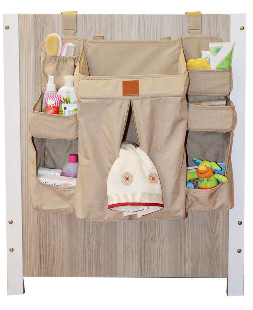 Κρεμαστή Θήκη Οργάνωσης 7 Θέσεων Bebe Stars Beige 514-182 Οργάνωση & Αποθήκευση Βρεφικού - Παιδικού Spitishop