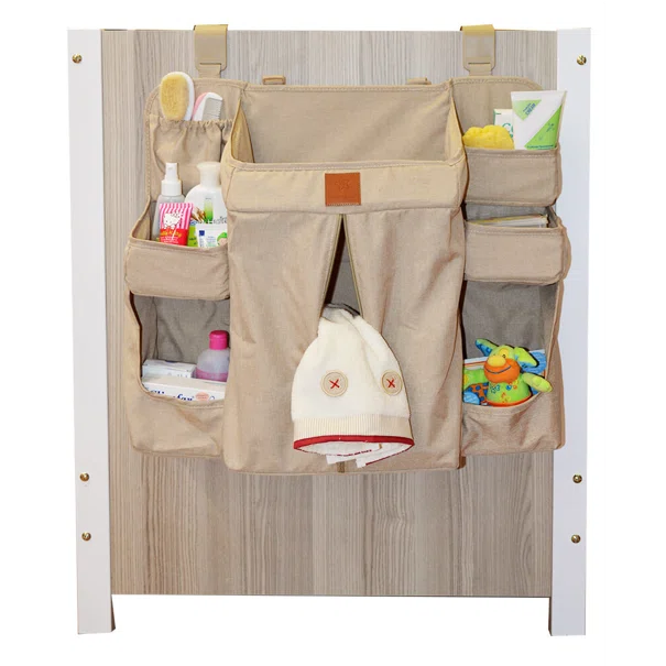 Κρεμαστή Θήκη Οργάνωσης 7 Θέσεων Bebe Stars Beige 514-182