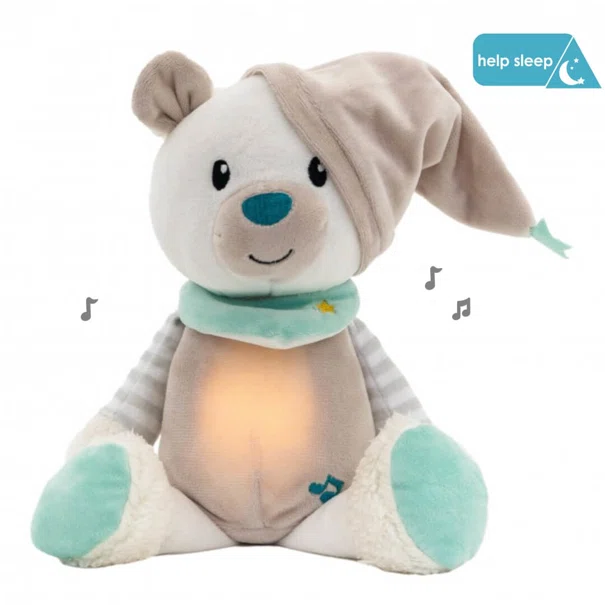 Φωτεινός Αγκαλίτσας Με Ήχο Bebe Stars Bear 856-182