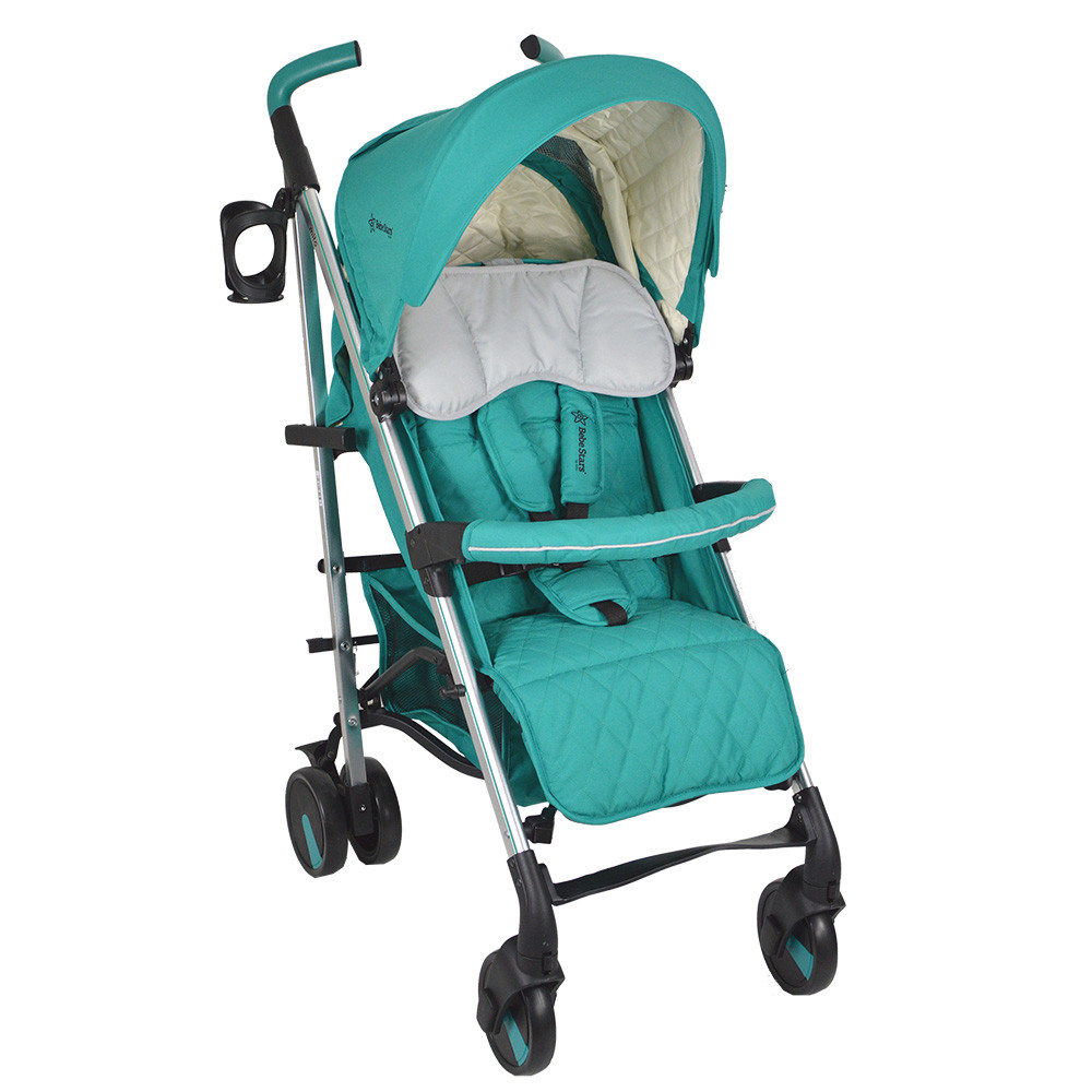 Καρότσι Μπαστούνι (0-36 Μηνών) Bebe Stars Buggy Mito Aqua 182-181