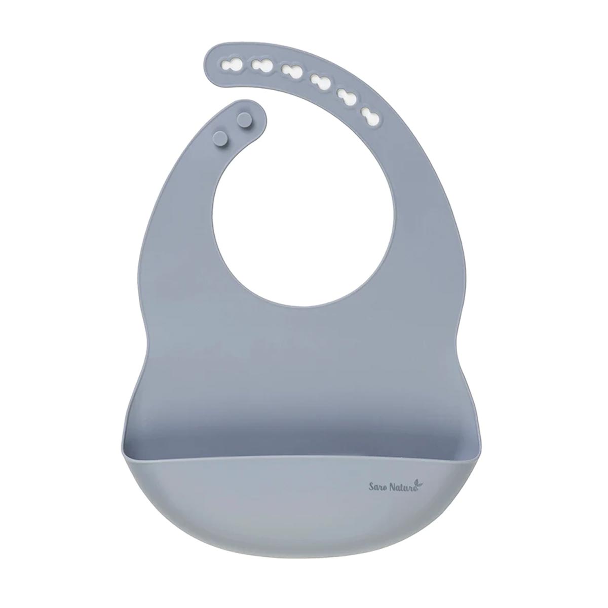 Σαλιάρα Σιλικόνης 6+ Μηνών Saro Eco Friendly 17487 Blue Mist