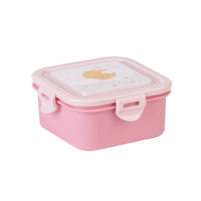 Φαγητοδοχείο 280ml (9.5x9.5x6.5) Saro Rainbow 70023