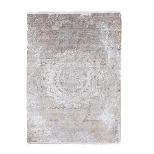 Χαλί (160x230) Royal Carpet Bamboo Silk 6864A L.Grey/D.Beige