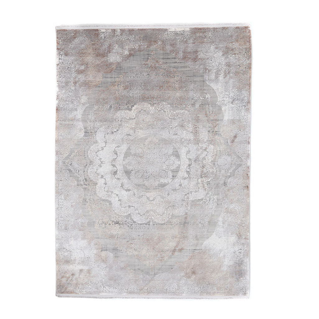 Χαλί (160X230) Royal Carpet Bamboo Silk 6864A L Grey D Beige Χαλιά Σαλονιού Χειμερινά Κλασικά Spitishop