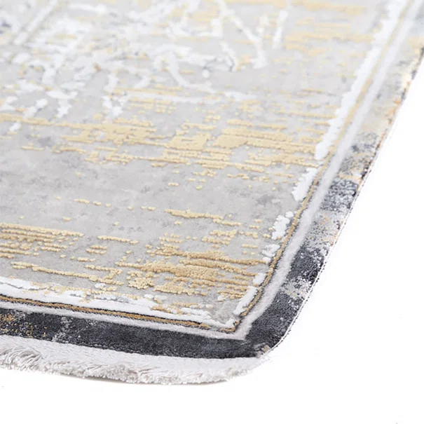 Χαλί Διαδρόμου (80x150) Royal Carpet Bamboo Silk 5991A L.Grey/Anthracite