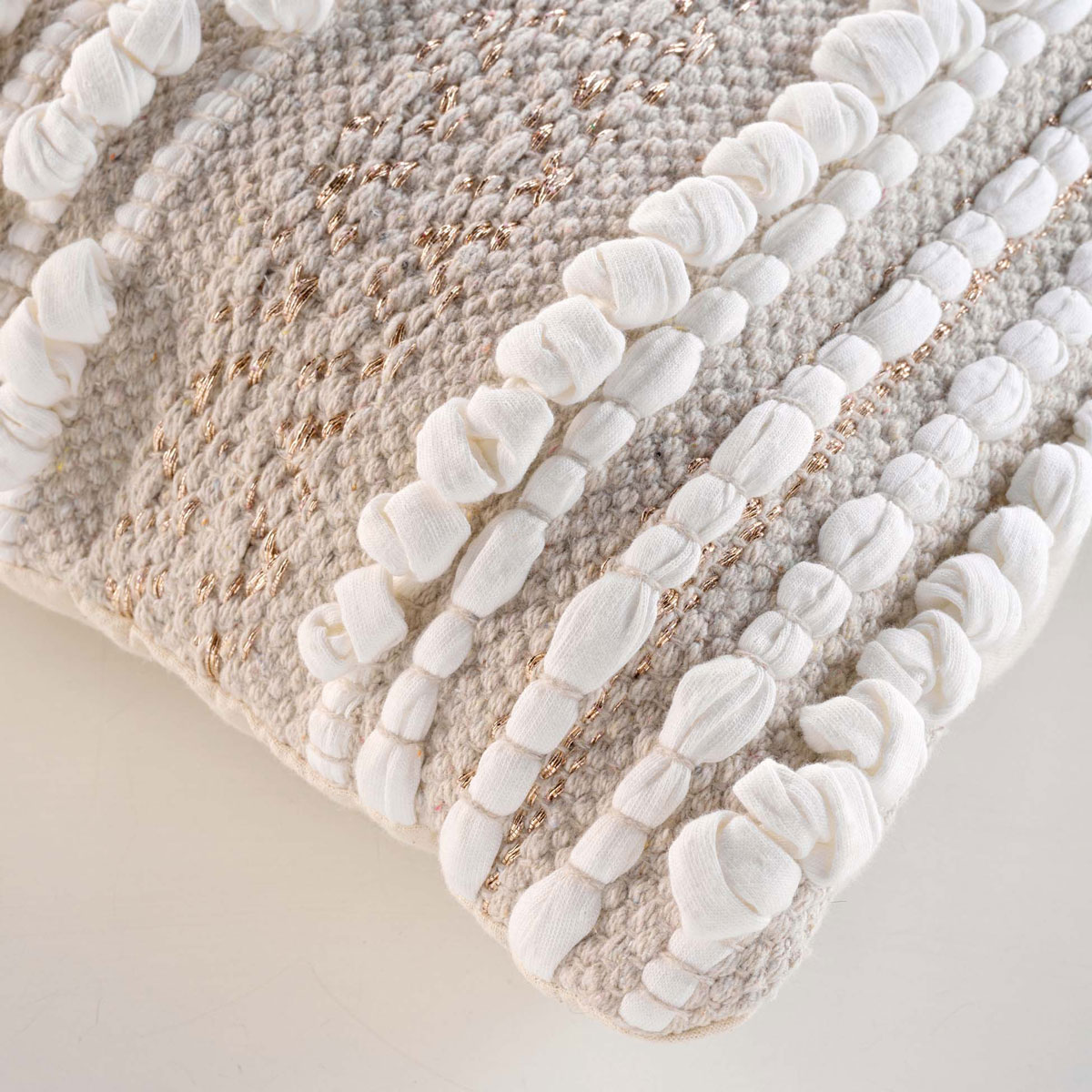 Διακοσμητικό Μαξιλάρι (40X40) L-C Blanca 1611574 Λευκά Είδη Σαλονιού Μαξιλάρια Διακοσμητικά Τετράγωνα Spitishop