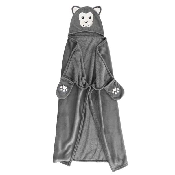 Κουβέρτα Fleece Με Κουκούλα (100x120) L-C Singe 1611106