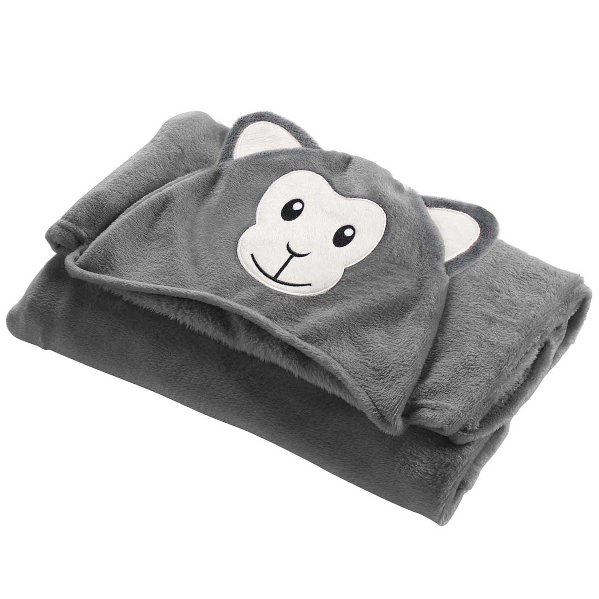 Κουβέρτα Fleece με Κουκούλα (100X120) L-C Singe 1611106 Βρεφικά Προίκα Μωρού Κουβέρτες Βρεφικές Spitishop