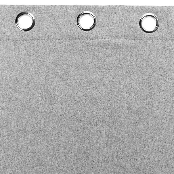 Θερμομονωτική Κουρτίνα (140x260) Με Τρουκς L-C Jupiter Gris 1611377