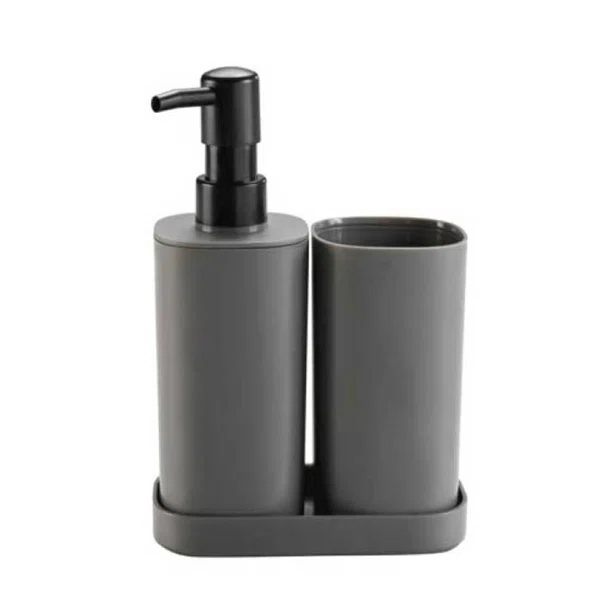 Αξεσουάρ Μπάνιου (Σετ 3τμχ) L-C Vita Anthracite 1801820